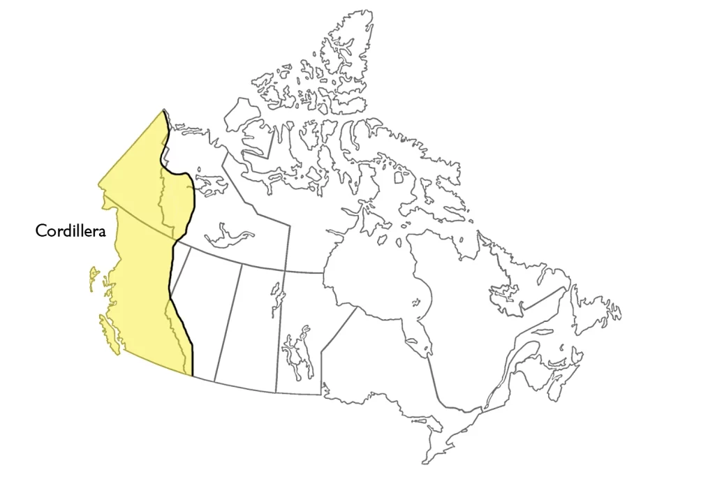 Cordillera region in Canada